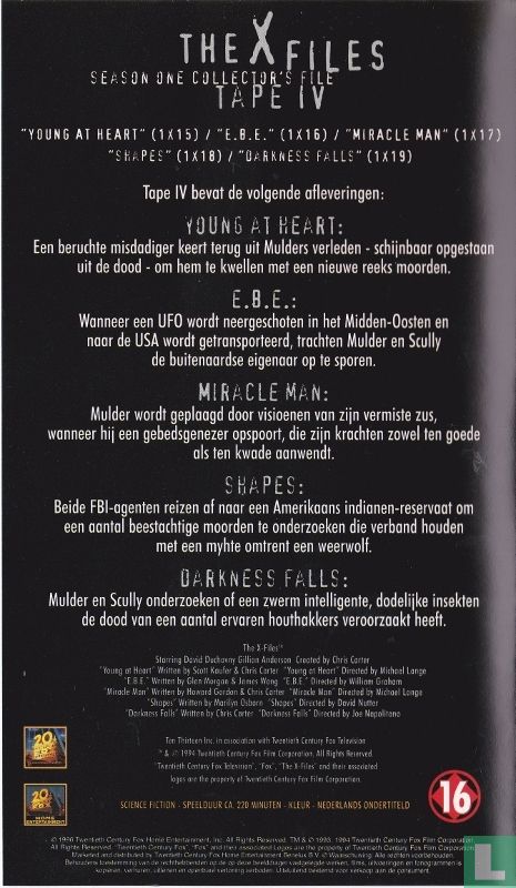 Season One Collector's File - Tape IV