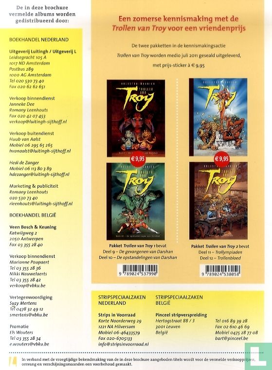Juli-augustus 2011 - Stripbrochure