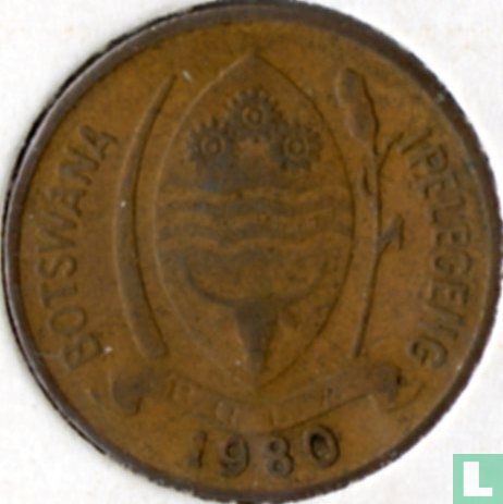 Botswana 5 thebe 1980