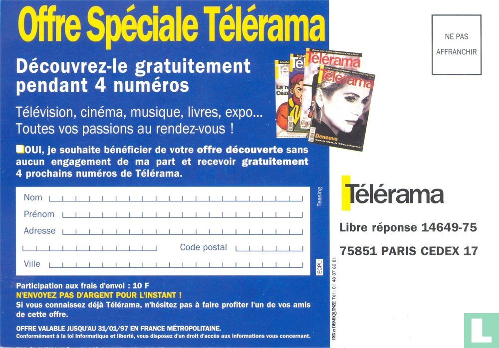 Télérama Blake et Mortimer