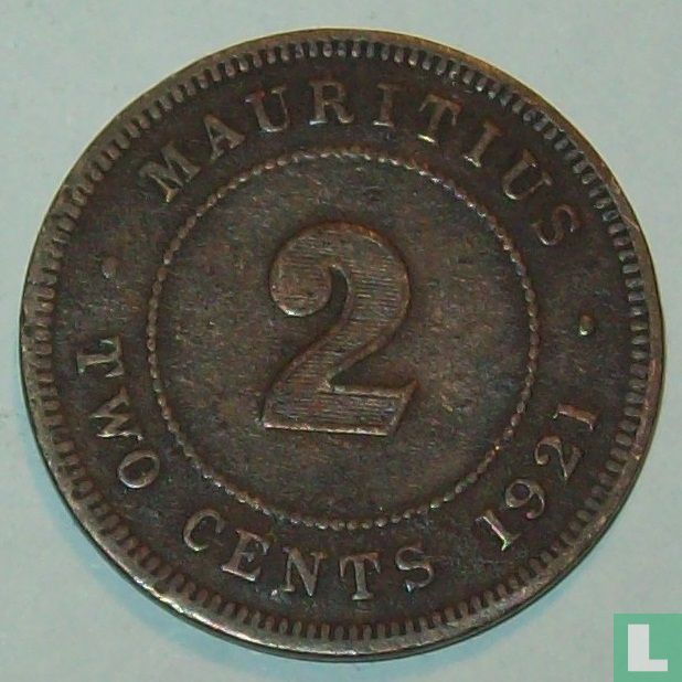 Mauritius 2 Cent 1921
