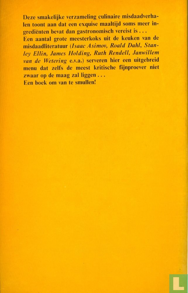Moorddadig menu