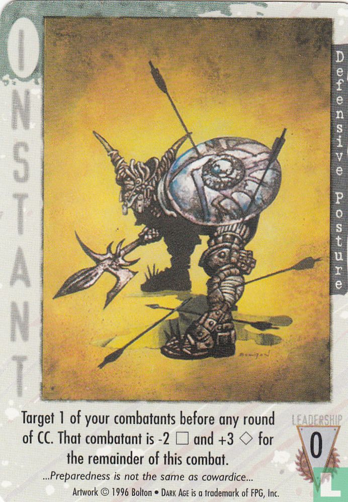 Defensive Posture