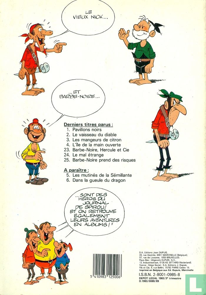 Barbe-noire prend des risques