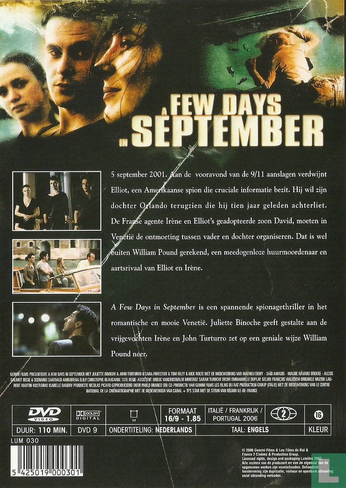 A Few Days in September