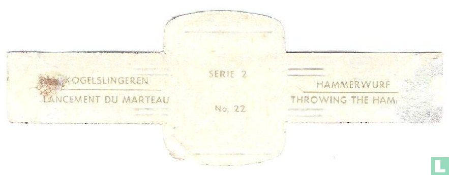 Lancement du marteau