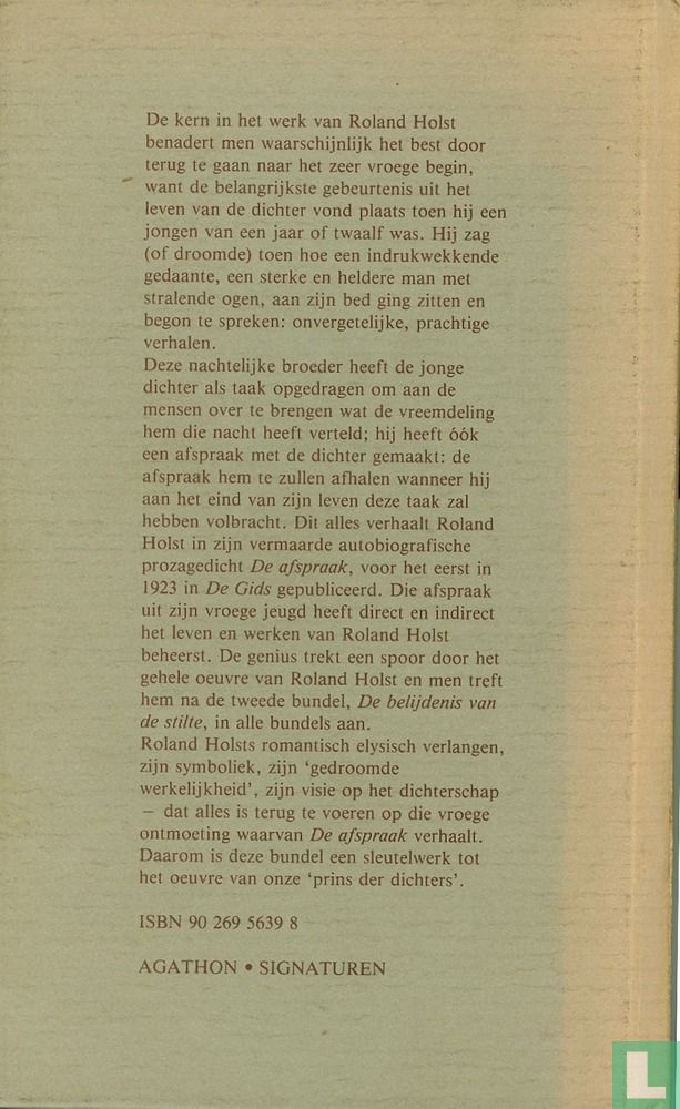 De afspraak