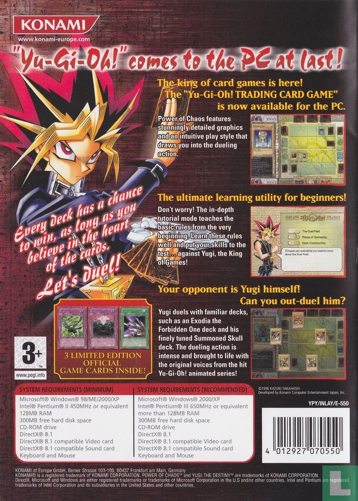 Yu-Gi-Oh! Power of Chaos: Yugi the Destiny (2003) - PC - LastDodo