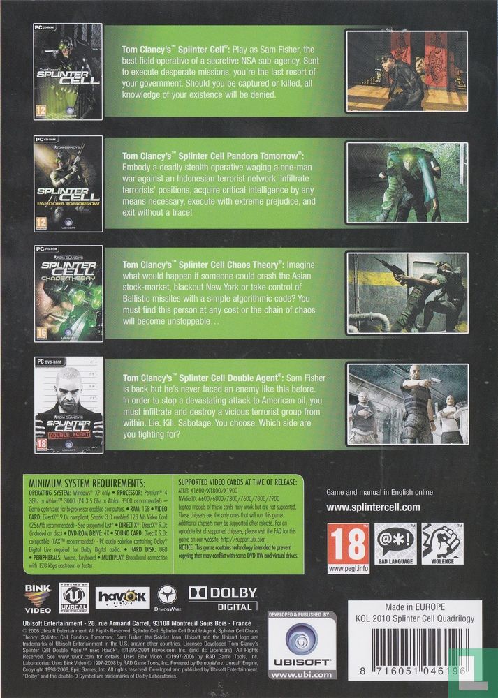 Tom Clancy's Splinter Cell: Collection