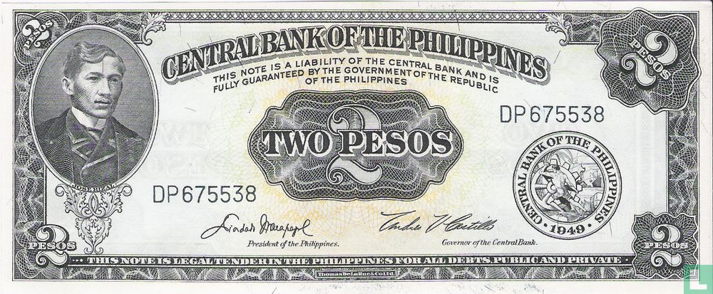 PHILIPPINES 2 Pesos