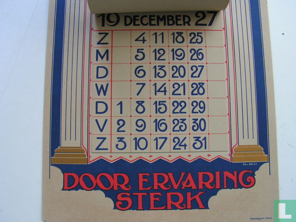 Kalender 1927