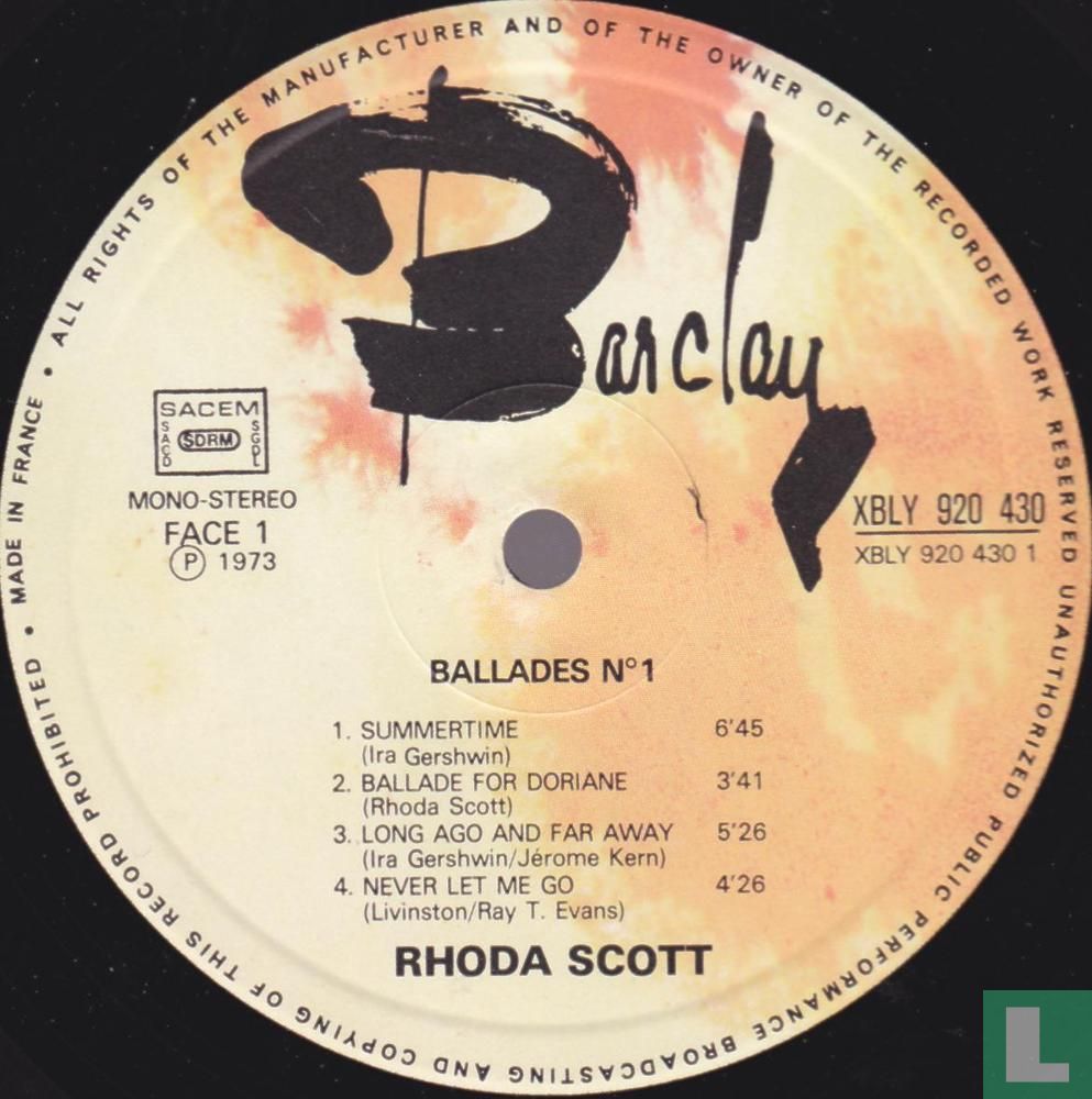 Ballades No 1 
