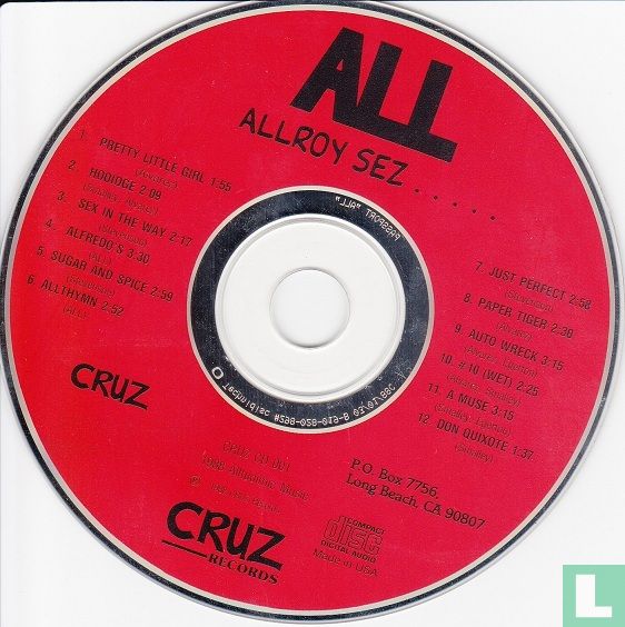 Allroy sez .....