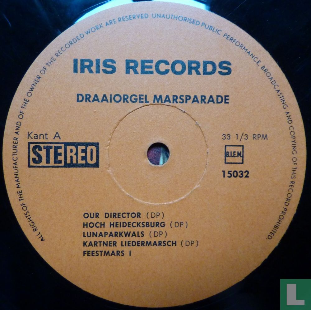 Draaiorgel marsparade