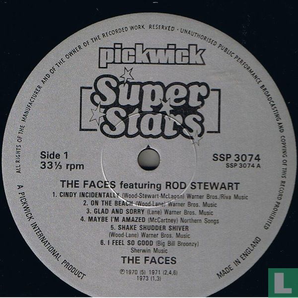 The Faces featuring Rod Stewart