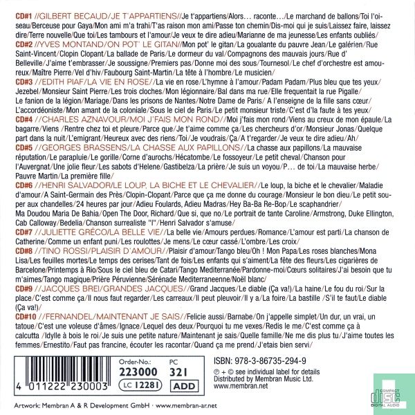La Légende de la Chanson