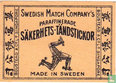 Säkerhets Tändstickor (geharnaste benen)