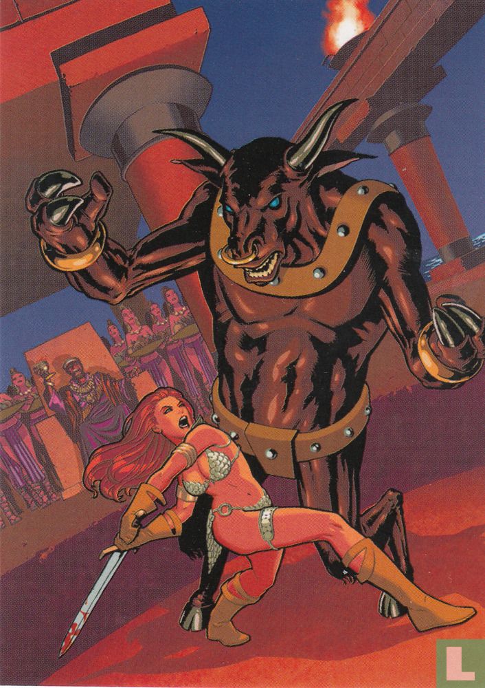 Red Sonja vs Nightmare creatures