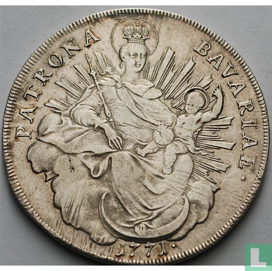 Bavaria 1 thaler 1771 (without A) KM# 519.1 (1771) - Bavaria