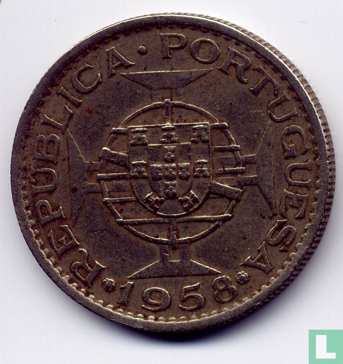 Timor 1 escudo 1958