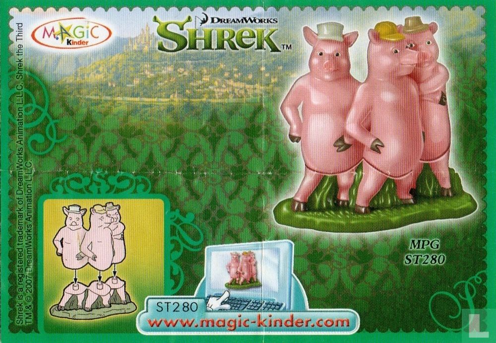 Trois Petits Cochons (Shrek) (2004) - Shrek - LastDodo