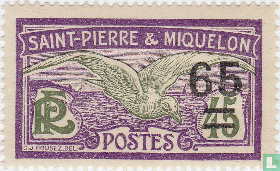 Mouette, surchargé