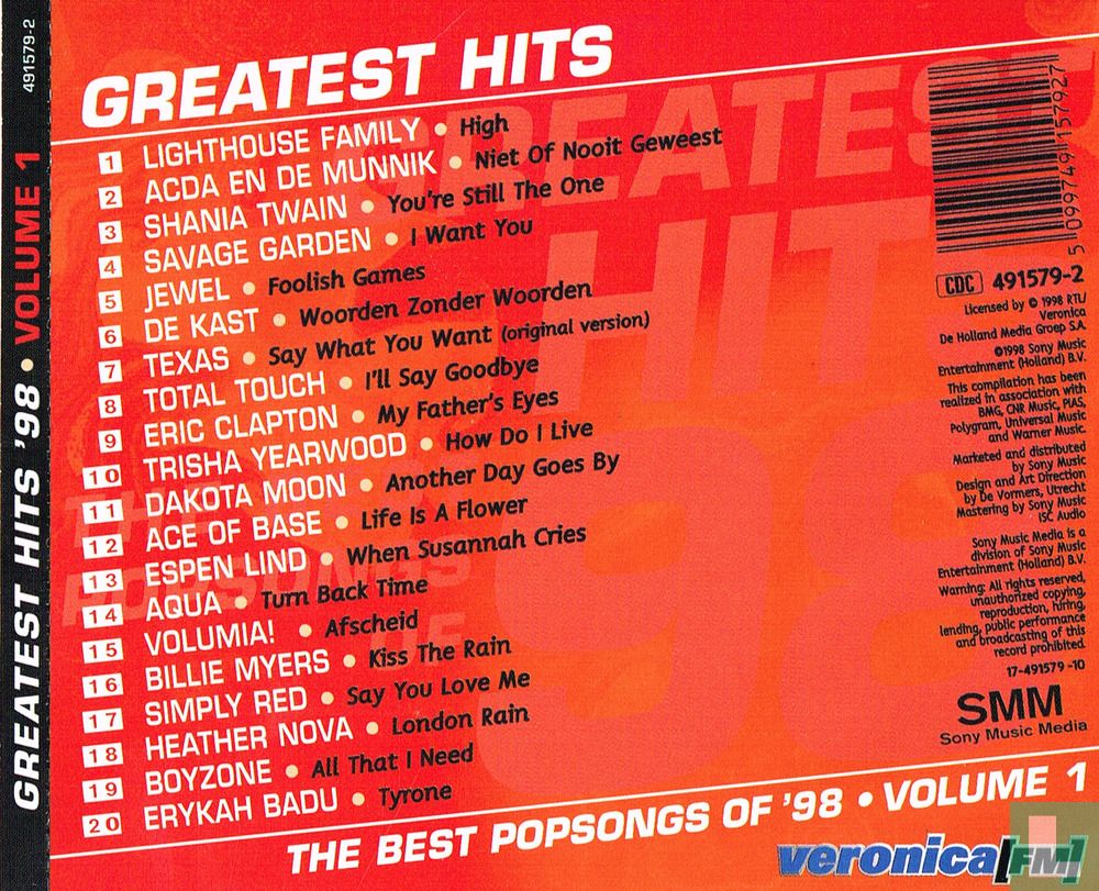Greatest Hits '98 - volume 1