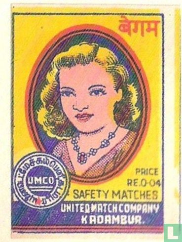 Vrouw uit India - Safety matches