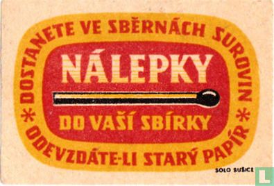 Nálepky do vasi sbirky