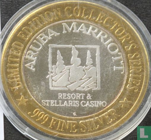 Aruba 10 dollars 1997 "Marriott Resort & Stellaris Casino"