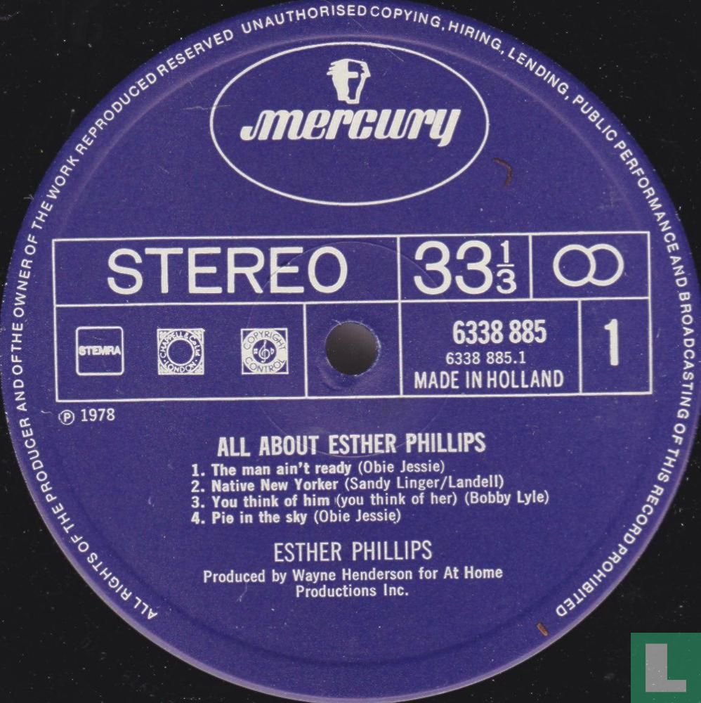 All about Esther Phillips 