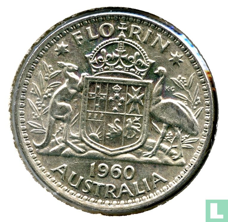 Australia 1 florin 1960
