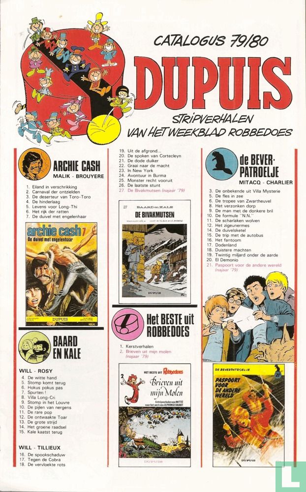 Dupuis Catalogus 79/80