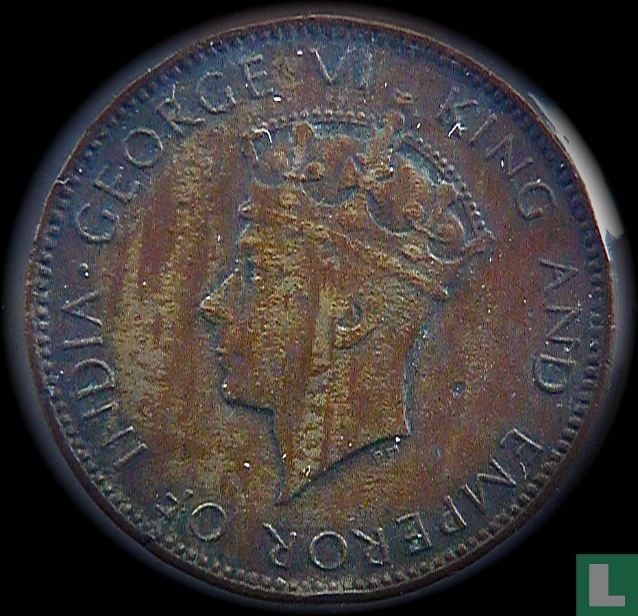 Ceylon 1 cent 1942 (type 1)