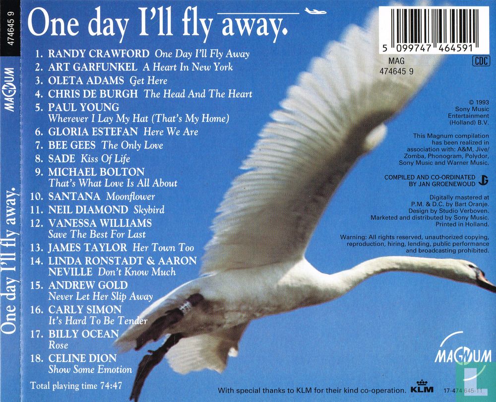 One day I'll fly away