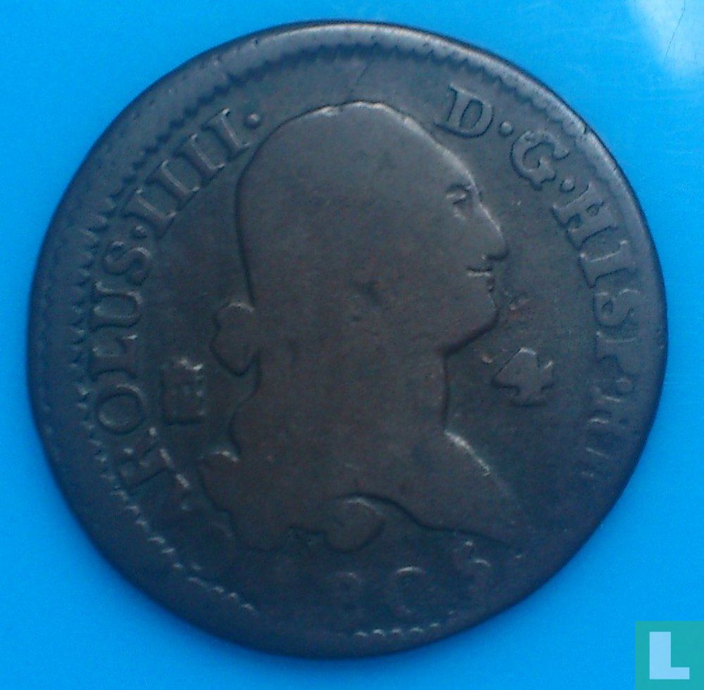 Espagne 4 maravedis 1805