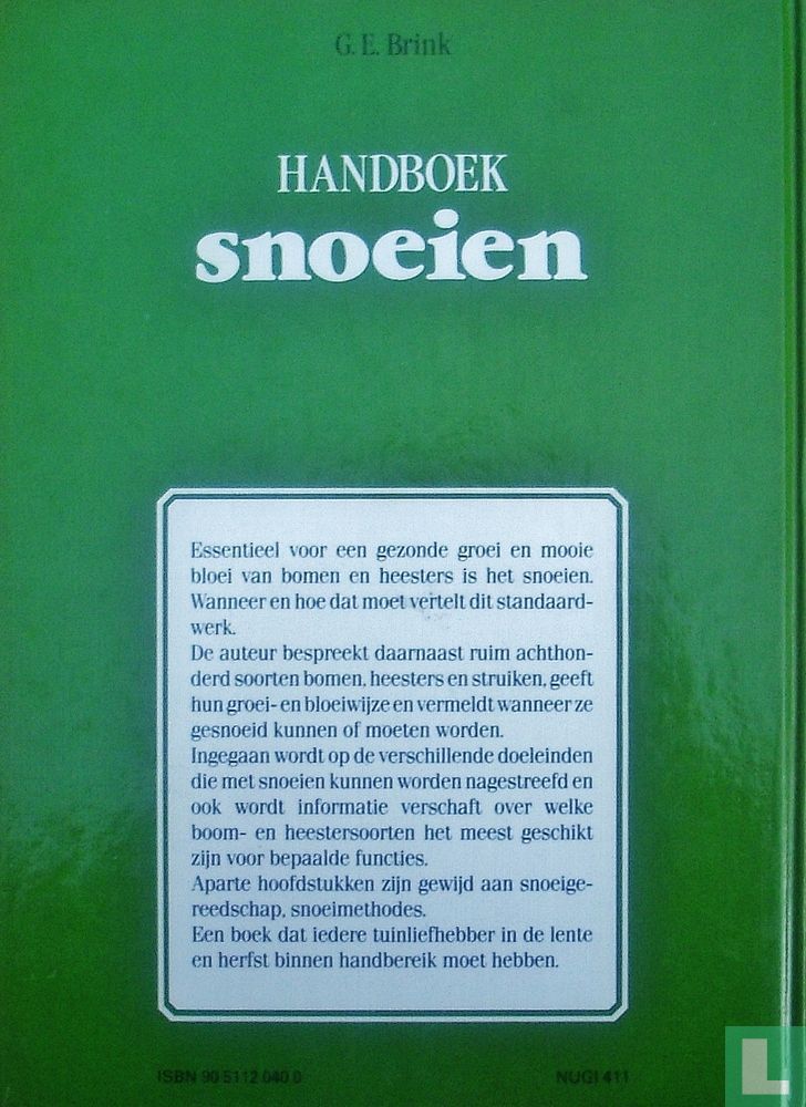 Handboek Snoeien