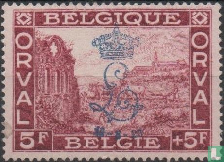 First Orval, with overprint