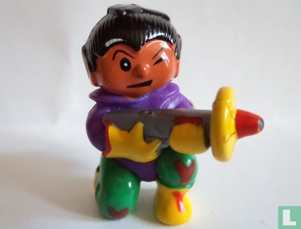 Astronaut mit Gewehr