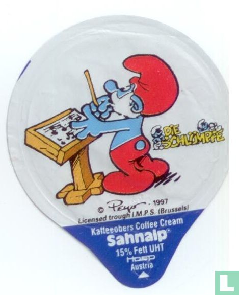 Grote Smurf als dirigent