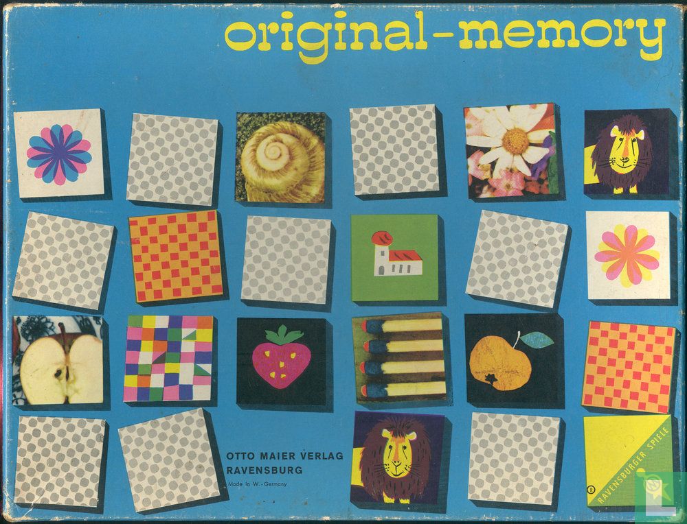 Boven hoofd en schouder Aanpassing Beschaven Original memory (1959) - Memo (memory) - LastDodo