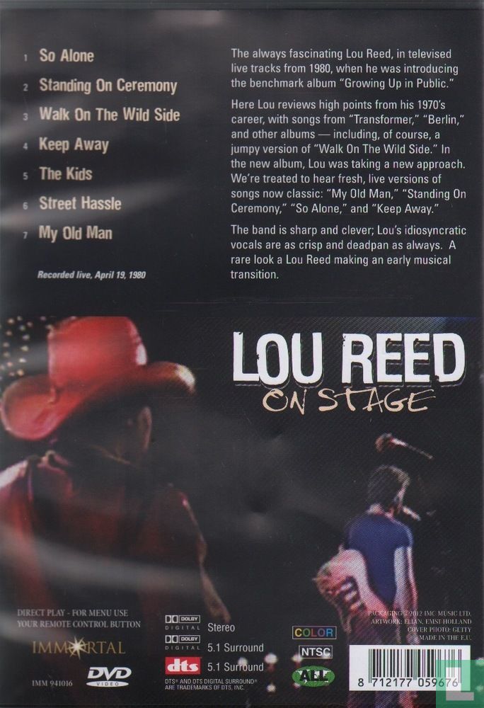 Lou Reed on Stage
