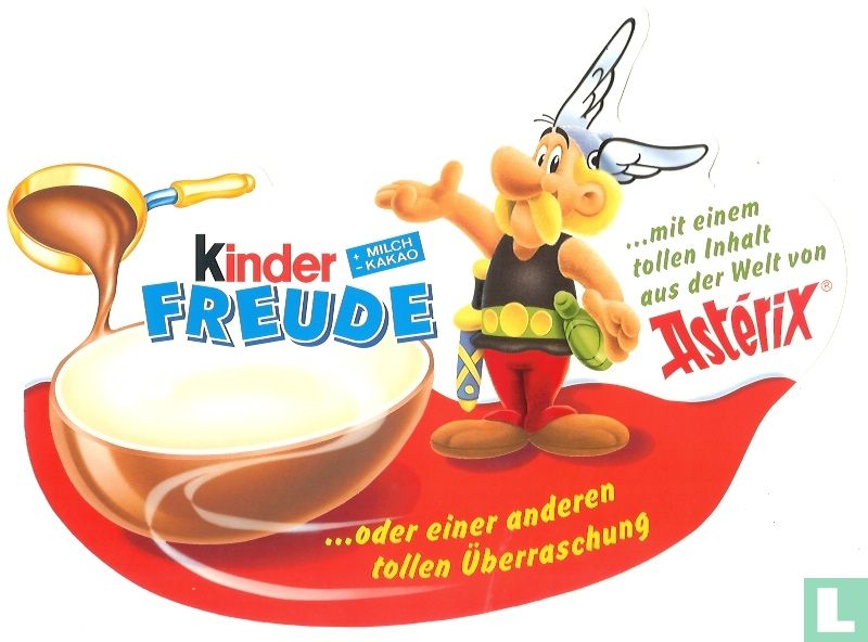 Egg tray label Asterix
