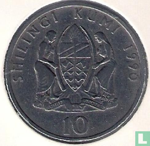 Tanzanie 10 shilingi 1990