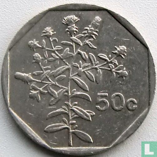 Malte 50 cents 1992