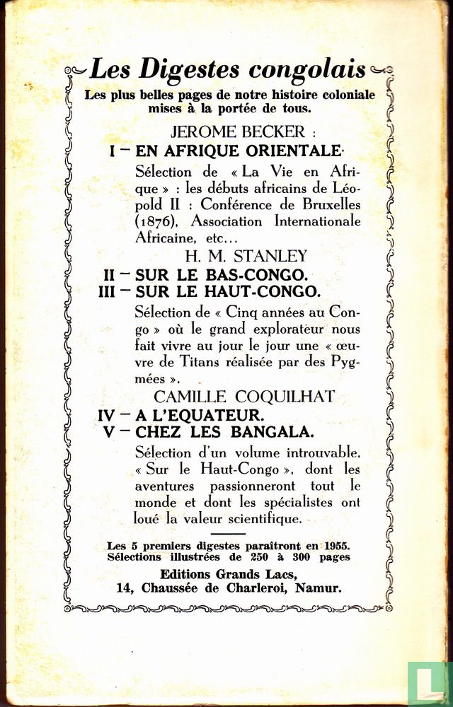 Stanley sur le Haut-Congo