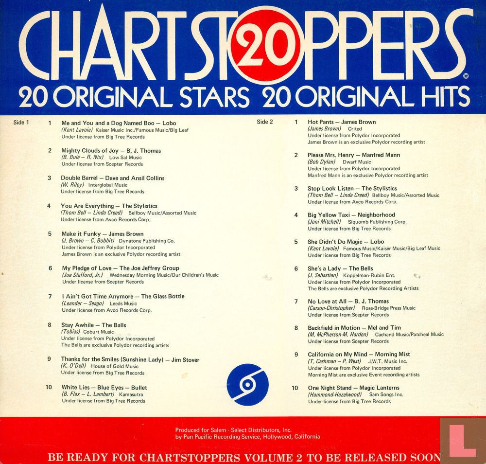 20 Chartstoppers vol 1.