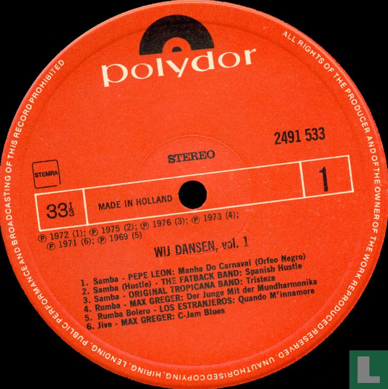 Wij dansen Vol.1