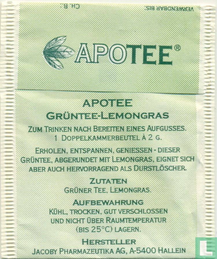 Grüntee-Lemongras 