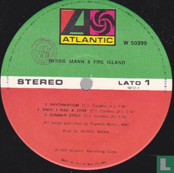 Herbie Mann & Fire Island 